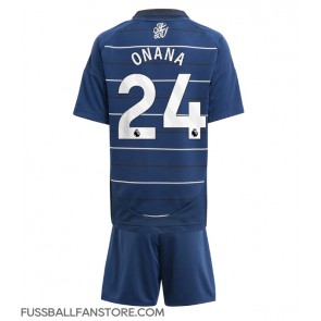 Aston Villa Amadou Onana #24 Replik 3rd trikot Kinder 2024-25 Kurzarm (+ Kurze Hosen)